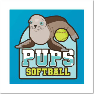 Pups Slowpitch Posters and Art